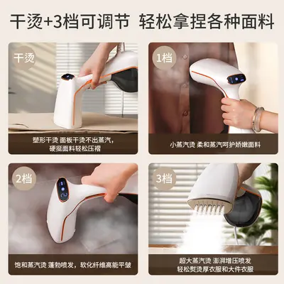Steam Garment Steamer Dual-Use Wet and Dry Compact Spray Electric Iron Portable Household Handheld Pressing Machine New Model