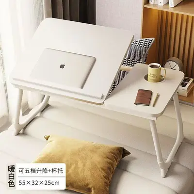 Foldable lift computer desk small table laptop student dormitory lazy work desk writing desk - 8