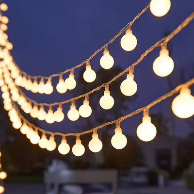 LED küçük renkli ışıklar yanıp sönen dize ışıklar yıldızlı gökyüzü güneş açık kamp tarzı gece pazarı durak atmosfer ışığı neon ışık şeridi - 8