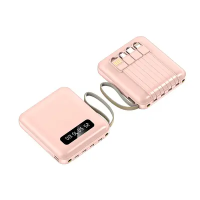 Wholesale 3C certified mini powerbank, 20000mAh high-capacity mobile power bank, cross-border gift with custom logo.