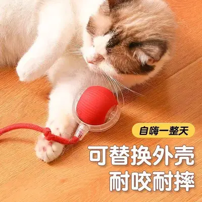Automatic Electric Rolling Cat Toy Ball with Interactive Play - 4