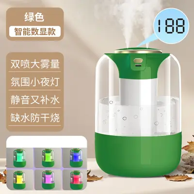 2025 New Humidifier Dual Spray Large Mist Volume Atmosphere Light Home Bedroom Dorm Stable Humidity Aromatherapy USB Humidifier - 9