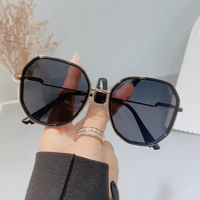 Women's Polarized Metal Sunglasses, Personalized Fashion Design