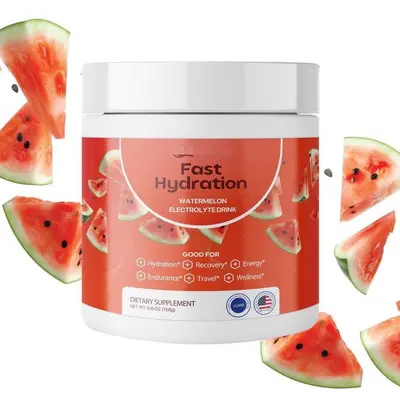 新品跨境保健热销158g电解质粉Fast Hydration西瓜粉TK亚马逊