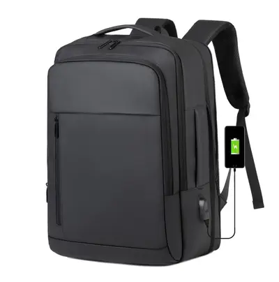 Men's Minimalist Business Backpack, Large Capacity, Waterproof, Laptop Compartment - 7