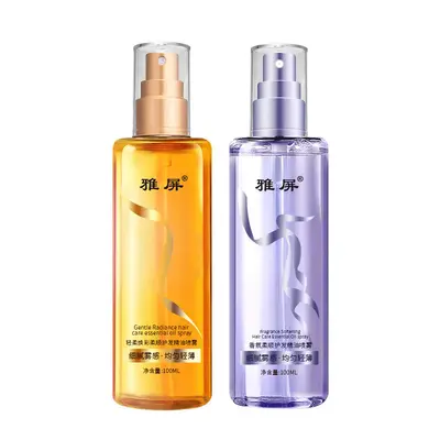 Yapin Saç Yağı Spreyi Mavi Çiçek Anti-Frizz Uzun Koku