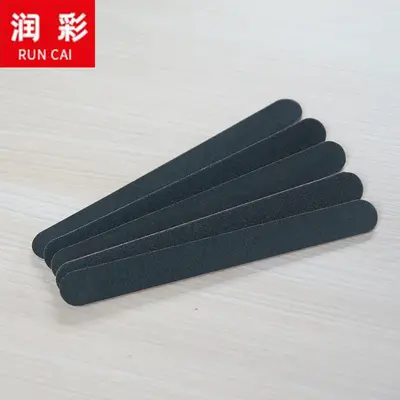 Nail File, Straight, 17.8 x 1.9 x 0.4 cm, Black Sand