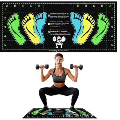 Diatomite Foot Mat for Minimalist Yoga Mat, Absorbent, Anti-Slip - 6