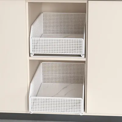 Küchenschublade Organizer Box, ausziehbarer Korb - 2