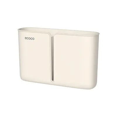 Plastic bag storage box, wall-mounted, adhesive-free