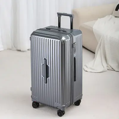 Large-capacity trolley bag, multi-functional suitcase, student luggage for boys and girls, shock-absorbing brake wheel password box - 8