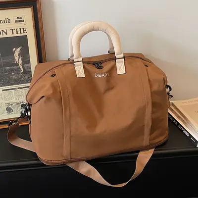 Large Capacity Lightweight Travel Bag Tote Shoulder Bag Yoga Fitness Bag Portable Expandable Storage Luggage Bag - 12
