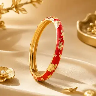 Cloisonné-Armband, handgefertig, ethnischer Stil - 3