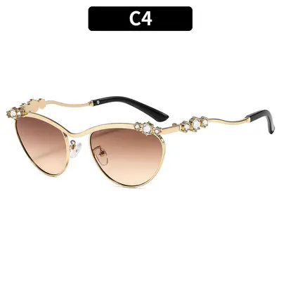 Rhinestone Polygon Sunglasses, European and American Style - 10