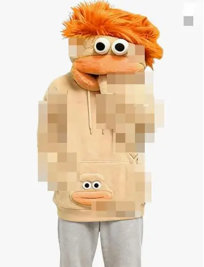 Langhaar-Monster-Einteiler-Pyjama aus Korallenfleece, Halloween - 11