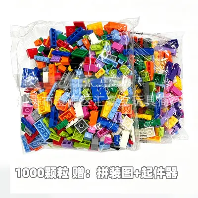 Yapı Taşları Gevşek Parçalar 500'lü Set DIY Eğitici Oyuncak - 10