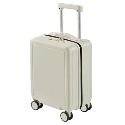 16-Inch Lightweight Carry-On Trolley Suitcase with Silent Wheels - 6