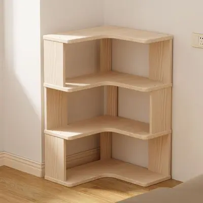 Köşe dolabı, basit raflı depolama dolabı, pencere kenarı için - 2