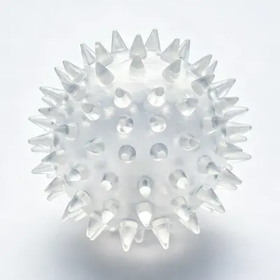 TPR Squeaky Dog Ball, Floating and Durable Chew Toy - 8