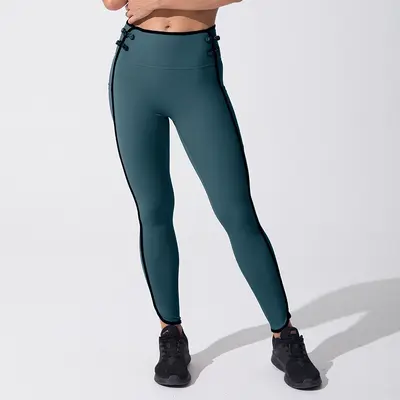 Yoga Suit Set with Long Pants, Sports Pilates Fitness - 13