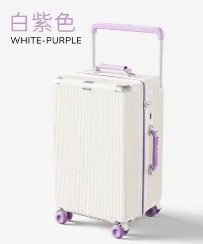 20 Inch Explosion-Proof Zipper Carry-On Suitcase for Students - 8