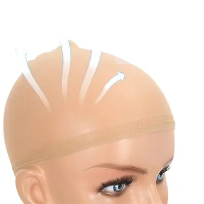 Ultra Transparent HD Wig Cap, High Elastic, Skin Tone - 6