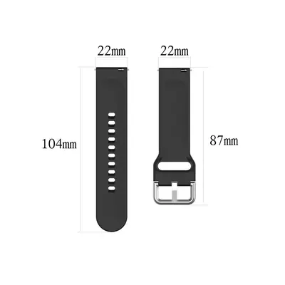 22mm Silicone Watch Strap for CMF BY NOTHING Watch3 Pro, Compatible with CMF Pro2 Sport Ba