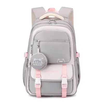 Large Capacity School Backpack for Middle School Girls, Casual Design - 10