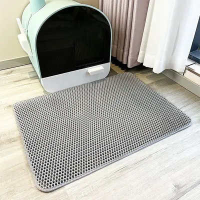 双层eva加厚猫砂垫防带出高效滤控砂垫防水防滑eva宠物猫垫子厂家 - 7