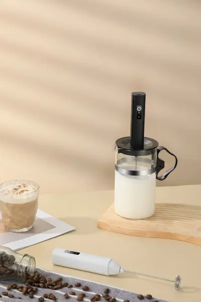 Factory Wholesale Custom Rechargeable Electric Egg Beater Milk Coffee Frother Mini Stirring Stick Milk Foam Maker Whisk - 13