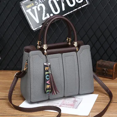 Women's Large Capacity PU Shoulder Crossbody Bag
