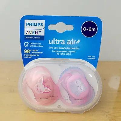 AVENT Emzik 0-6 ve 6-18 ay, makaron model, havalandırmalı - 11