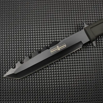 Трансграничный хит продаж ETREMA RATO Jiwu Whaling Harpoon Straight Blade Outdoor Camping Obstacle-Clearing Mountaineering Survival Knife All-in-One