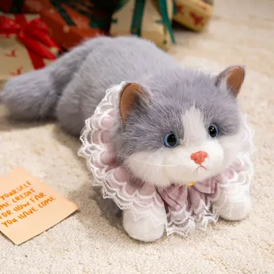 Simüle Ragdoll Kedi Peluş Oyuncak, 2026 - 12
