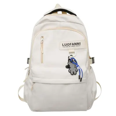 Minimalist Unisex School Backpack College Style Korean Design - 5