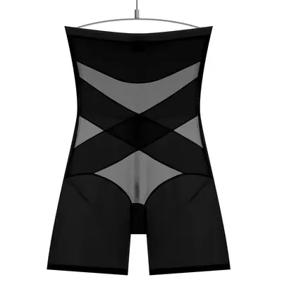 Übergröße Bauchkontroll-Korsett-Slip mit hoher Taille, atmungsaktiv