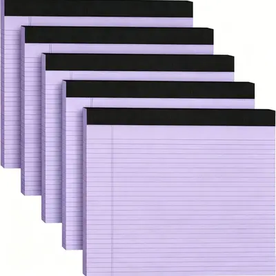 A4 6-Color Tear-Off Ruled Notepad, Portable Planning Notebook - 8