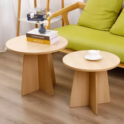 Modern Minimalist Coffee Table for Small Apartments, Living Room and Balcony
