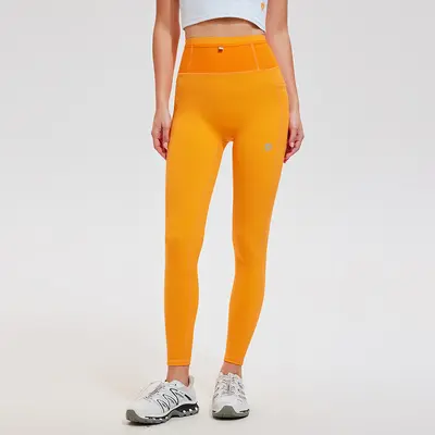 Unisex Running Tights with Large Pockets Quick-Dry Stretch Sports Trousers - 8