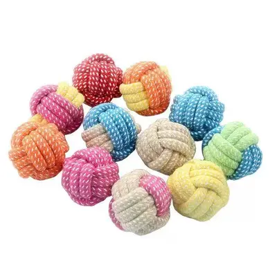 Dog Teething Rope Toy Set, Bite-Resistant Braided Knot with Frisbee - 9