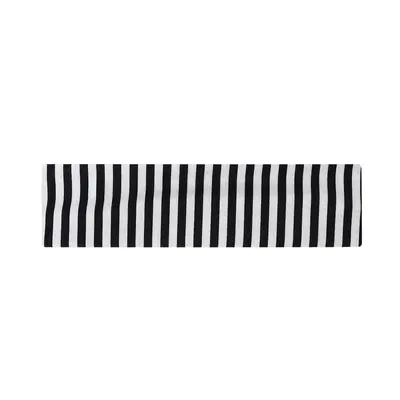 European and American New Style Personalized Striped Sports Headband Elastic Wide Edge Hair Band Plaid Hair Tie Women's Face Wash Headscarf