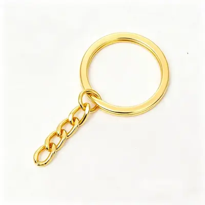 Metall-Schlüsselring, flacher Ring, verschiedene Größen - 9