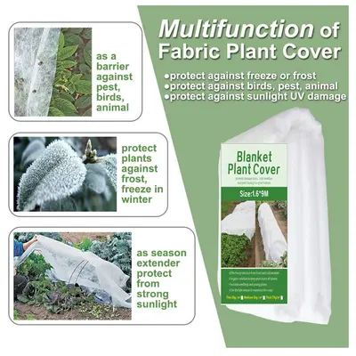 Plant Frost Cover, Cold-Proof Non-Woven Fabric, Vegetable Protection Cover