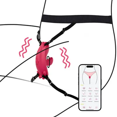 Wearable Tongue Wireless Remote Control Women's Vibrator