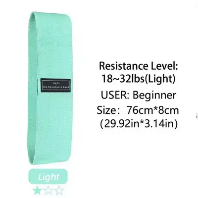 Squat Booty Loop Yoga Resistance Band Set, Anti-Slip Circular Elastic Bands - 8