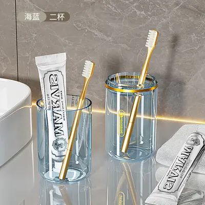 Portable Electric Toothbrush Storage Box and Mouth Rinse Cup Travel Set - 8