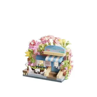 Lego-Compatible Mini Sunshine Garden Fairy Tale Town Building Block Set for Children - 6