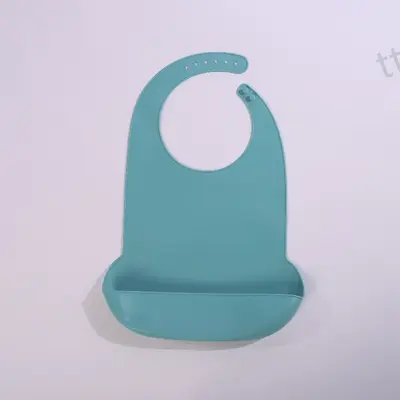 Waterproof Silicone Adult Bib for Eating, Elderly - 12