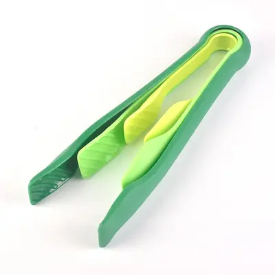 Üç parçalı renkli plastik yiyecek klipsi seti, kaymaz set, salata klipsi, ekmek kek klipsi, çok fonksiyonlu yiyecek klipsi seti - 10