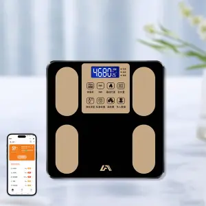 Waow Akıllı Vücut Ağırlık Ölçeği Ev Tipi Vücut Yağ Ölçeği Büyük Ekran Bluetooth İnsan Vücut Elektronik Ölçeği Yüksek Kesinlik Üretici Toptan - 11